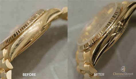 can i remove deep gouges from rolex 18k|Rolex watch polishing cloth.